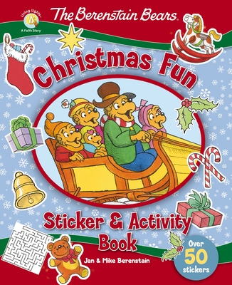 The Berenstain Bears Christmas Fun Sticker and Activity Book Cover Image