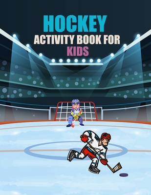 Hockey Activity Book For Kids: Hockey Coloring Book For Adults By Wow Hockey Press Cover Image