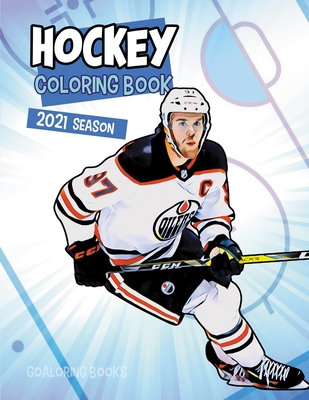 Hockey coloring book: NHL coloring book with all the teams and the greatest players Cover Image