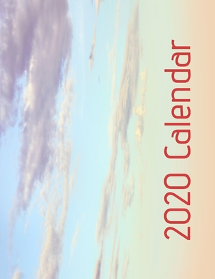 2020 Calendar: Monthly wall calendar. Beautiful romantic calming skies designs each month. Twelve months with space to write in each By Creative Calendars Cover Image