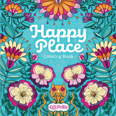 Happy Place Coloring Book cover