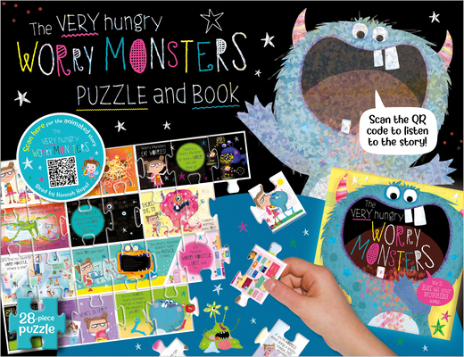 The Very Hungry Worry Monsters Storyboard Floor Puzzle with Picture Book