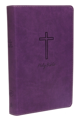 KJV, Deluxe Gift Bible, Imitation Leather, Purple, Red Letter Edition Cover Image
