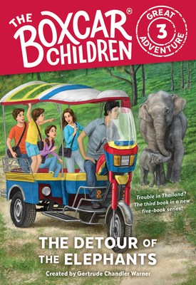 The Detour of the Elephants (The Boxcar Children Great Adventure #3) By Gertrude Chandler Warner (Created by), Dee Garretson (Contributions by), Anthony VanArsdale (Illustrator) Cover Image