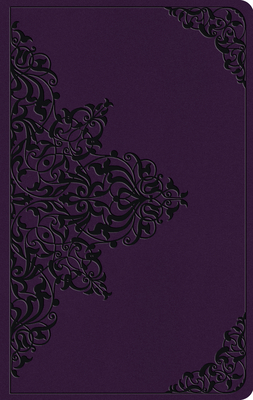 ESV Large Print Value Thinline Bible (Trutone, Lavender, Filigree Design) Cover Image