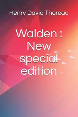 Walden: New special edition By Henry David Thoreau Cover Image