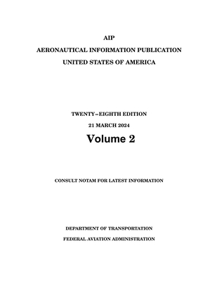 2024 Aeronautical Information Publication (AIP) Basic (Volume 2/2) Cover Image