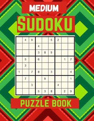 Sudoku puzzle Book: Medium Large Print Sudoku Puzzles games Book for Adults with Solutions: Perfect Present for Christmas cards, Easter, h By Im Mind Journals Cover Image