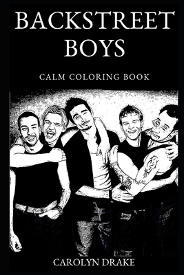 Backstreet Boys Calm Coloring Book Cover Image