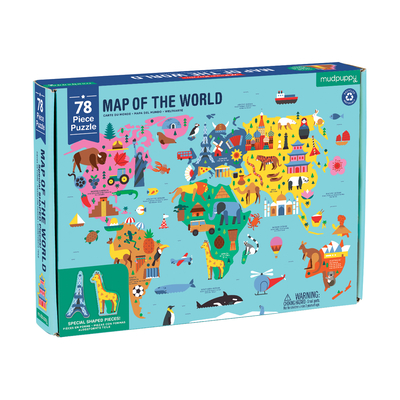 Map of the World Geography Puzzle By Sol Linero (Illustrator) Cover Image