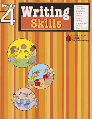 Writing Skills: Grade 4 (Flash Kids Harcourt Family Learning) By Flash Kids (Editor) Cover Image