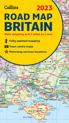 Collins Road Atlas – 2023 GB Map of Britain: Folded Road Map Cover Image