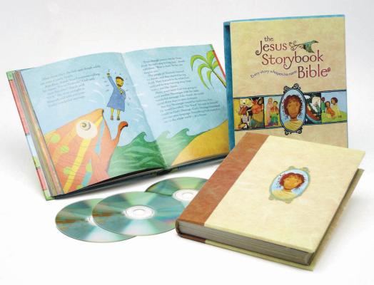 The Jesus Storybook Bible Deluxe Edition: With CDs [With Read Along] By Sally Lloyd-Jones, Jago (Illustrator), David Suchet (Narrated by) Cover Image
