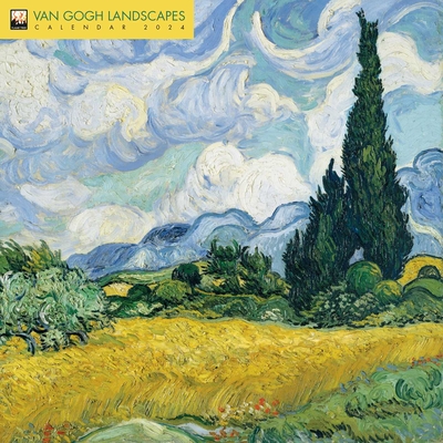 Vincent van Gogh Landscapes Wall Calendar 2024 (Art Calendar) By Flame Tree Studio (Created by) Cover Image