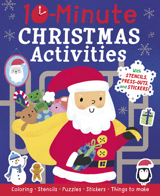 10-Minute Christmas Activities: With Stencils, Press-Outs, and Stickers! (10-Minute Activities)