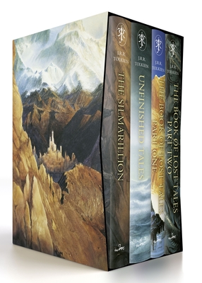 The History of Middle-earth Box Set #1: The Silmarillion / Unfinished Tales / Book of Lost Tales, Part One / Book of Lost Tales, Part Two (The History of Middle-earth Box Sets #1) Cover Image