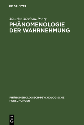 Phänomenologie Der Wahrnehmung Cover Image