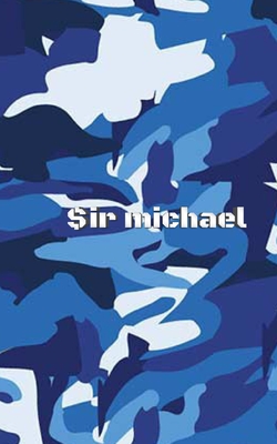 Blue Camouflage Sir Michael creative journal: Blue Camouflage Sir Michael creative journal