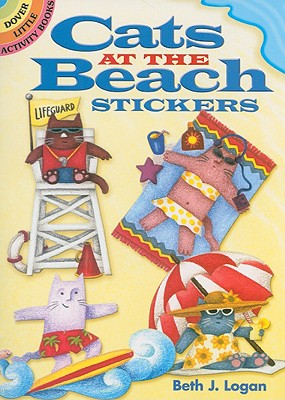 Cats at the Beach Stickers (Dover Stickers)