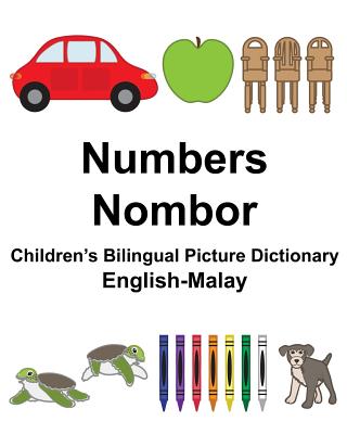 English-Malay Numbers/Nombor Children's Bilingual Picture Dictionary Cover Image