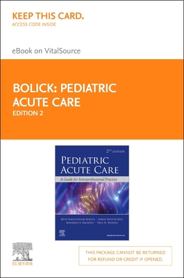 Pediatric Acute Care: A Guide to Interprofessional Practice Cover Image