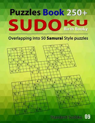 samurai sudoku puzzle book 250 samurai sudoku puzzles overlapping into 50 samurai style standard sudoku volume 9 paperback rj julia booksellers