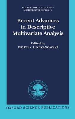 Recent Advances in Descriptive Multivariate Analysis (Royal Statistical Society #2) Cover Image