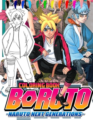 Download Boruto Naruto Next Generations Coloring Book Coloring Pages For Everyone Adults Teenagers Tweens Kids Boys Girls Paperback Bookpeople