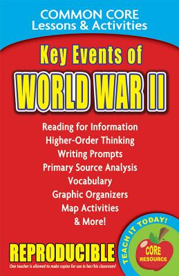 Key Events of World War II Common Core Lessons & Activities By Carole Marsh Cover Image