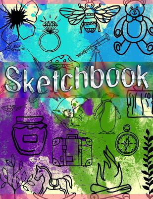 Sketchbook: Large 8.5 X 11, Awesome Artist Sketchbook: 100 White Pages,  Sketching, Drawing Tablet and a Great Creativity Outlet (Paperback)