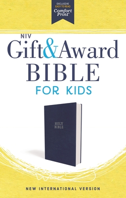Niv, Gift and Award Bible for Kids, Flexcover, Blue, Comfort Print By Zondervan Cover Image
