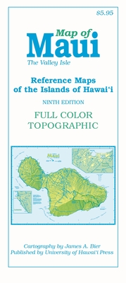 Map of Maui: The Valley Isle (Reference Maps of the Islands of Hawai'i)