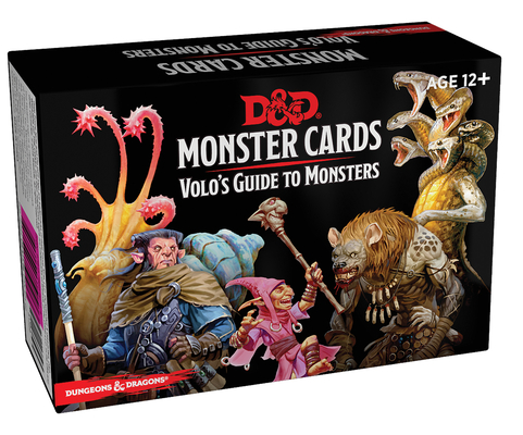 Dungeons & Dragons Spellbook Cards: Volo's Guide to Monsters (Monster Cards, D&D Accessory) By Wizards RPG Team (Created by) Cover Image