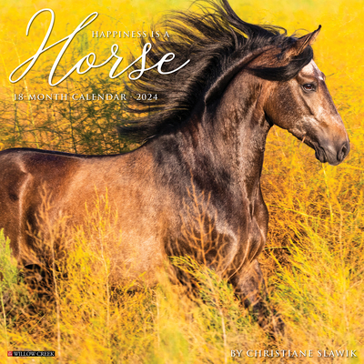 Happiness Is a Horse 2024 12 X 12 Wall Calendar Cover Image