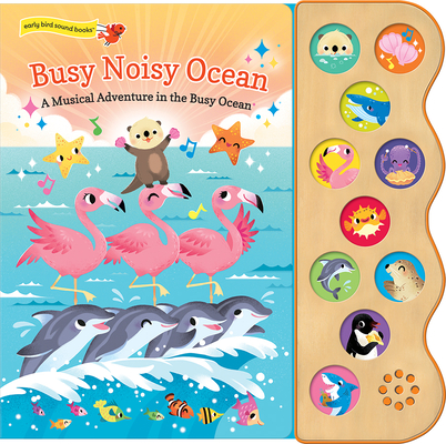Busy Noisy Ocean By Carmen Crowe, Yi-Hsuan Wu (Illustrator), Cottage Door Press (Editor) Cover Image