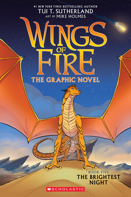 Cover for The Brightest Night (Wings of Fire Graphic Novel #5)