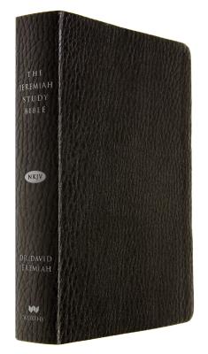 The Jeremiah Study Bible, NKJV: Black LeatherLuxe® w/thumb index: What It Says. What It Means. What It Means For You.