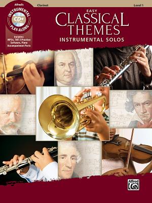 Easy Classical Themes Instrumental Solos: Clarinet, Book & CD Cover Image