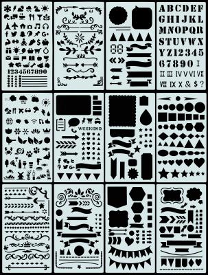 Stencil Set Dotted Journal By Inc Peter Pauper Press (Created by) Cover Image