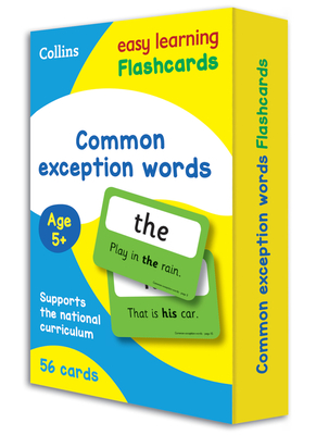 Collins Easy Learning KS1 – Common Exception Words Flashcards Cover Image
