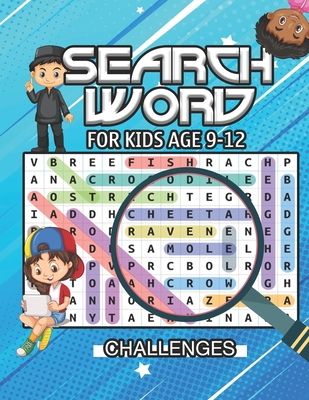 Search word for kids ages 9 to 12: First Kids Word Search Puzzle Book-Various levels of challenges-Fun Learning Activities for Kids Cover Image