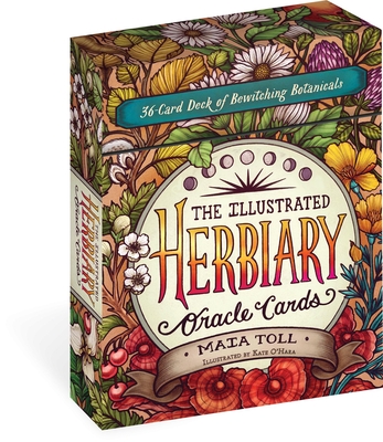 The Illustrated Herbiary Oracle Cards: 36-Card Deck of Bewitching Botanicals (Wild Wisdom) By Maia Toll, Kate O'Hara (Illustrator) Cover Image