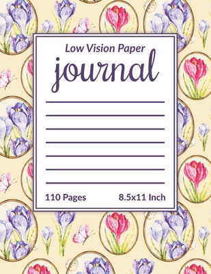 110 pages 8.5 x 11 inches Extra large White paper Notebook: Flower on black cover and Lined pages 
