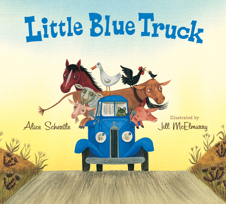 Little Blue Truck Lap Board Book Cover Image