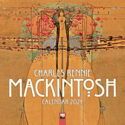 Charles Rennie Mackintosh Wall Calendar 2024 (Art Calendar) Cover Image