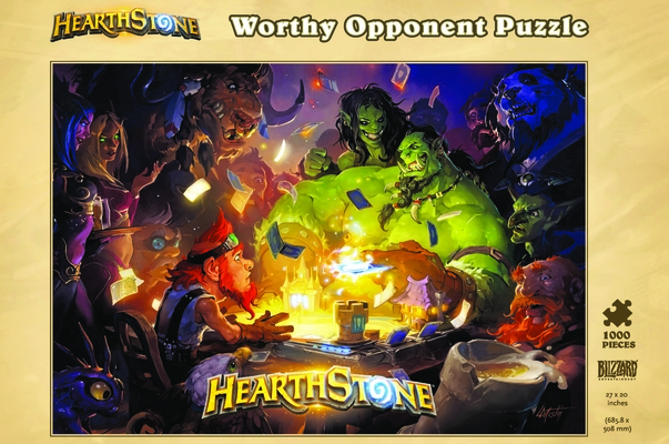Hearthstone: Worthy Opponent Puzzle By Blizzard Entertainment (Compiled by) Cover Image