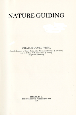 Nature Guiding By William Gould Vinal Cover Image