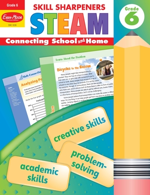 Skill Sharpeners: Steam, Grade 6 Workbook Cover Image