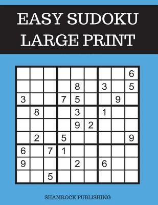 Easy Sudoku Puzzle Books Large Print