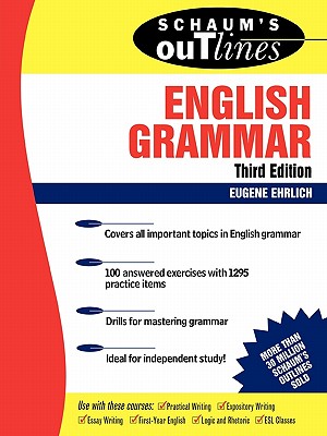 Schaum's Outline of English Grammar (Schaum's Outlines) Cover Image